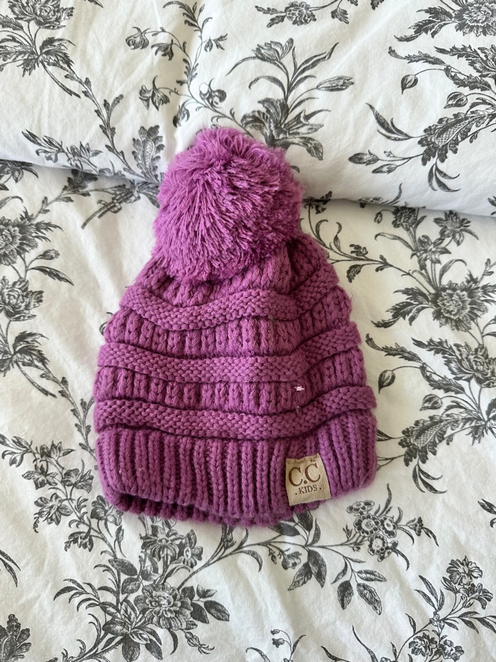 Kids CC Pom Pom hat